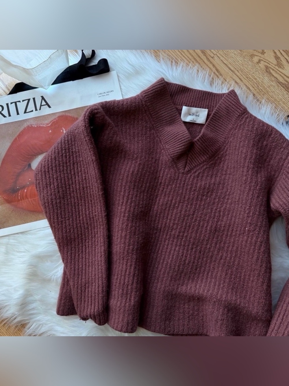 Aritzia Wilfred Wool sweater